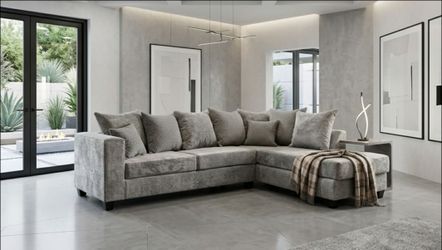 New Grey Sectional Plush