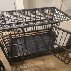 Dog training cage