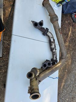 Ej257 rotated turbo setup for v-band garrett turbo