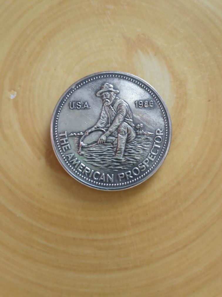 1986 The American Prospector Coin