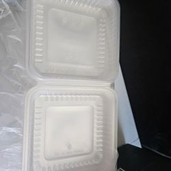 9"×9" Clear To-go Containers 