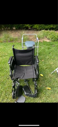 Wheelchair, Bed Rails, Commode