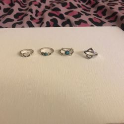 4 Piece Jade And Tibetan Silver Arrowhead Set