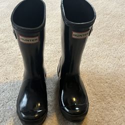 Hunter Black Unisex Boots 