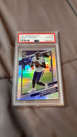 2021 Donruss Optic Lamar Jackson Holo PSA 10