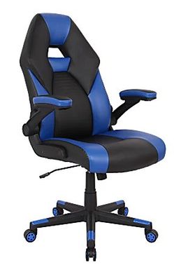Blue and Black Gaming Chair