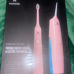 Huacocare Portable Water Flosser & Electric  Toothbrush