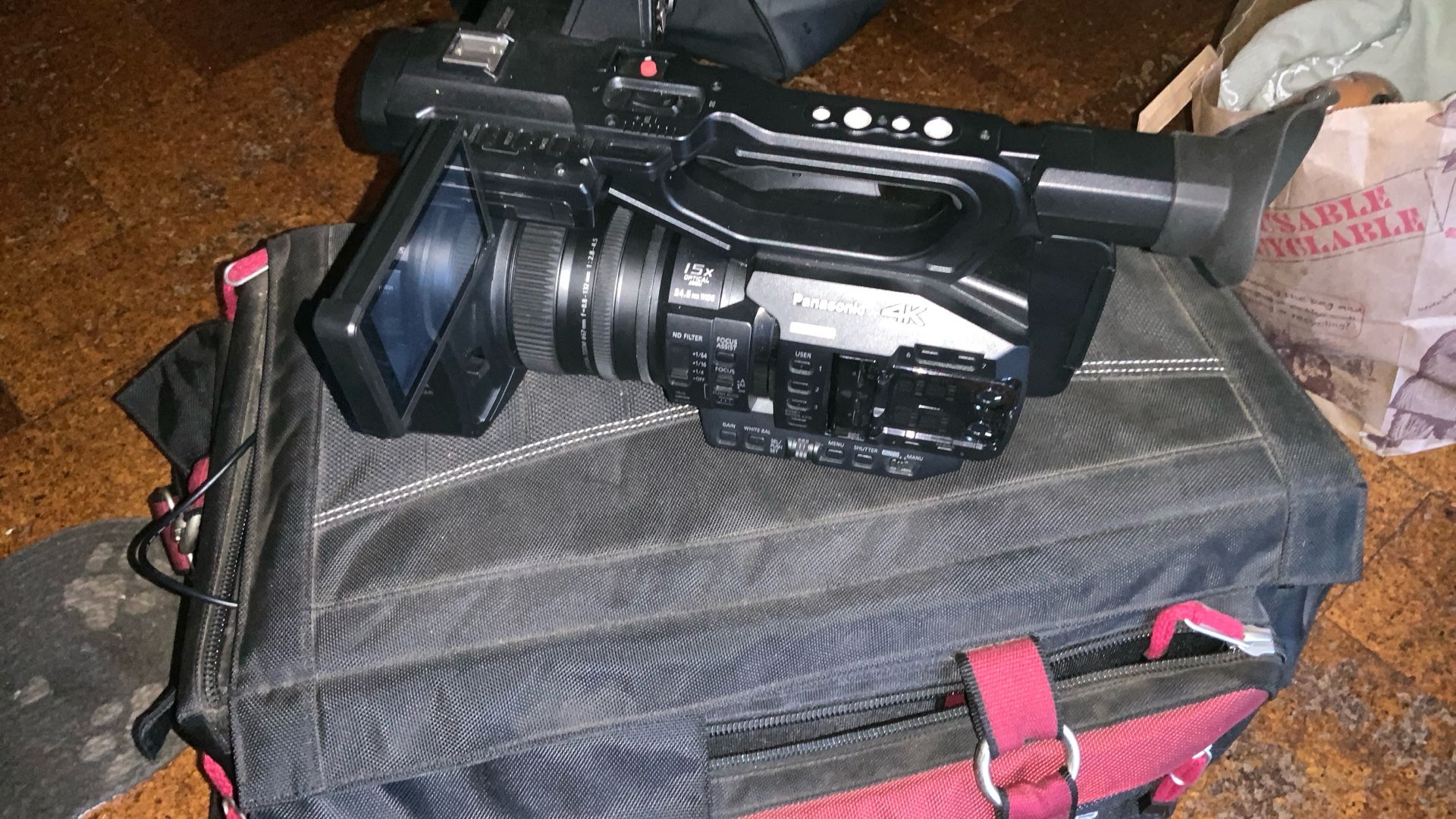 Panasonic HC-X1 4K Professional Camcorder With Carry Case