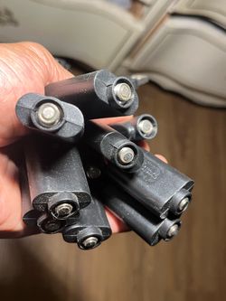 Screw on battery chargers