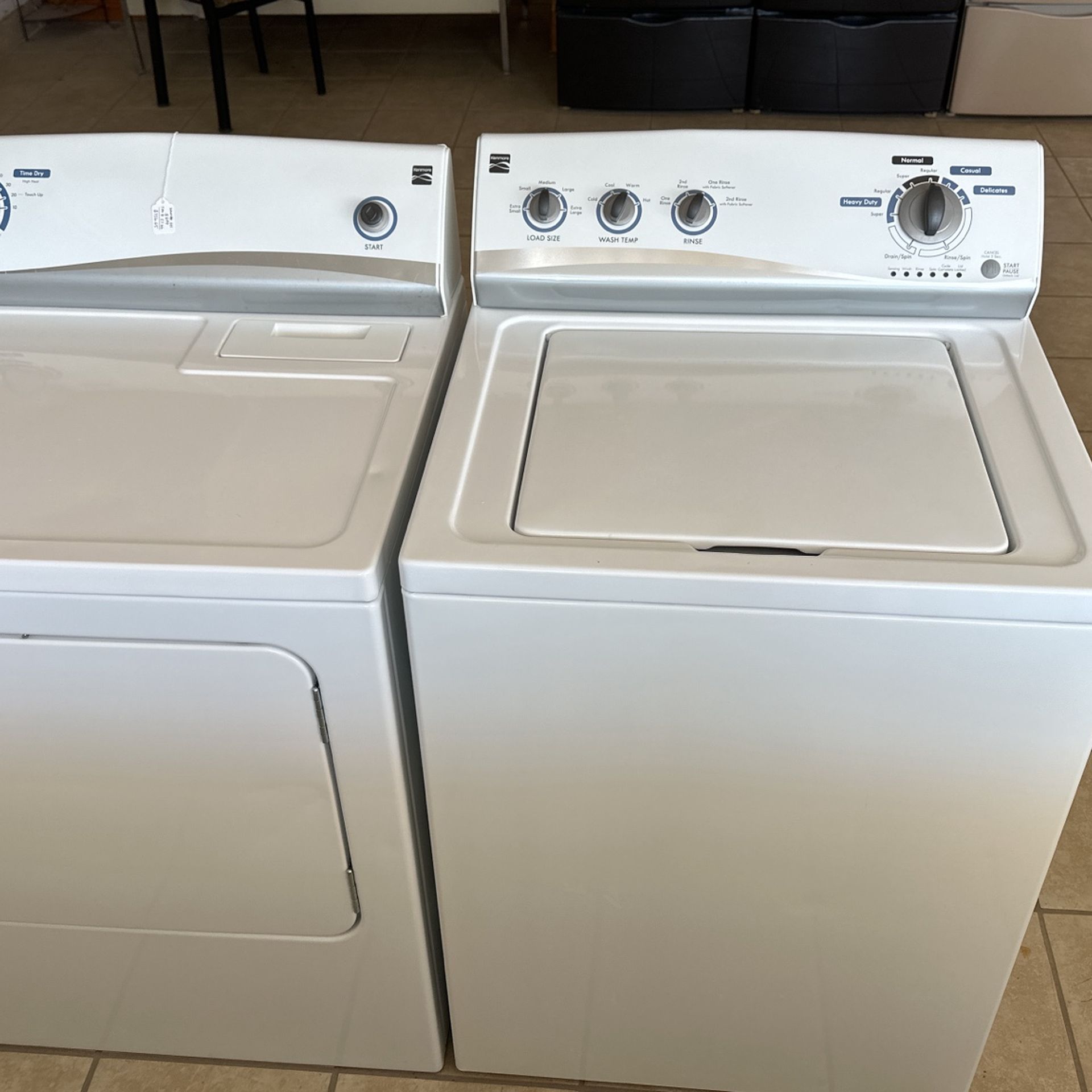 Kenmore Washer And Electric Dryer Set