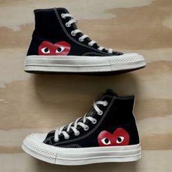 Converse x Comme des Garçons PLAY Chuck 70 High Top size 9