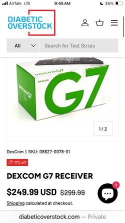 Dexcom G7 Reciever