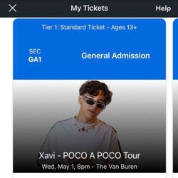 Xavi- POCO A POCO Tour