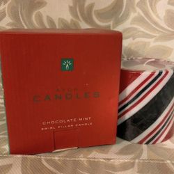 Avon Chocolate Mint Swirl Candle