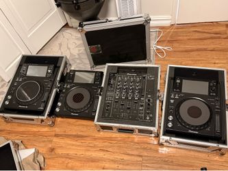 Full XDJ setup with pioneer mixer - make offer
