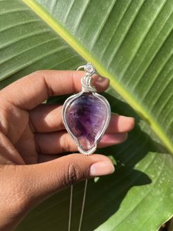 Silver Amethyst Pendant 