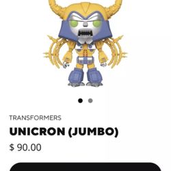 Transformers Unicron Pop Jumbo Summer Convention Exclusive