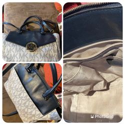 Mk signature tote like new