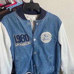 Pacsun Vintage Denim Varsity Jacket