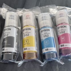 Genuine Epson 552 Ink Bottle - 6 Pack