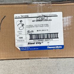 1” EMT Set Screw Couplings 100pc