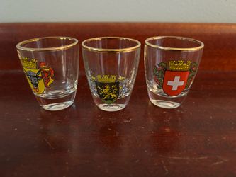 Vintage German Shot Glasses (3)