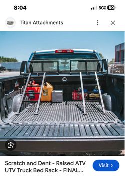Titan Ramps raised ATV Rack