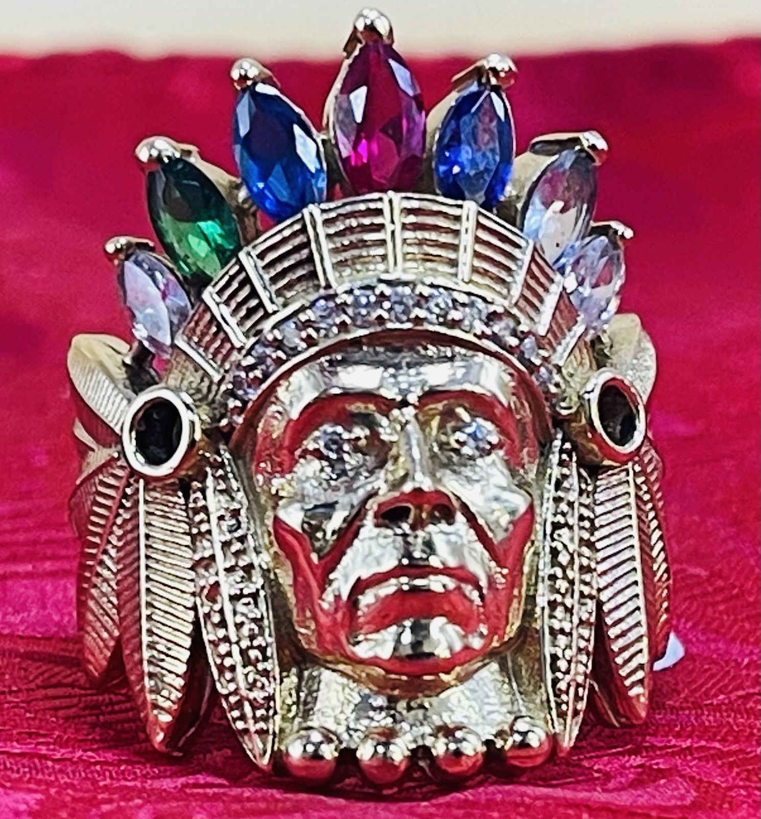 Native Face Ring