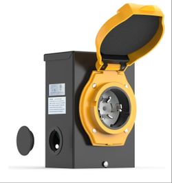 50 Amp Generator Power Inlet Box