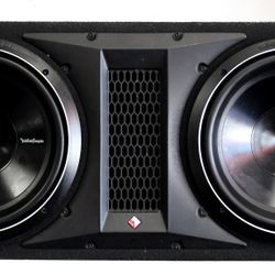 Rockford Fosgate Dual 12-Inch Subwoofer Enclosure
