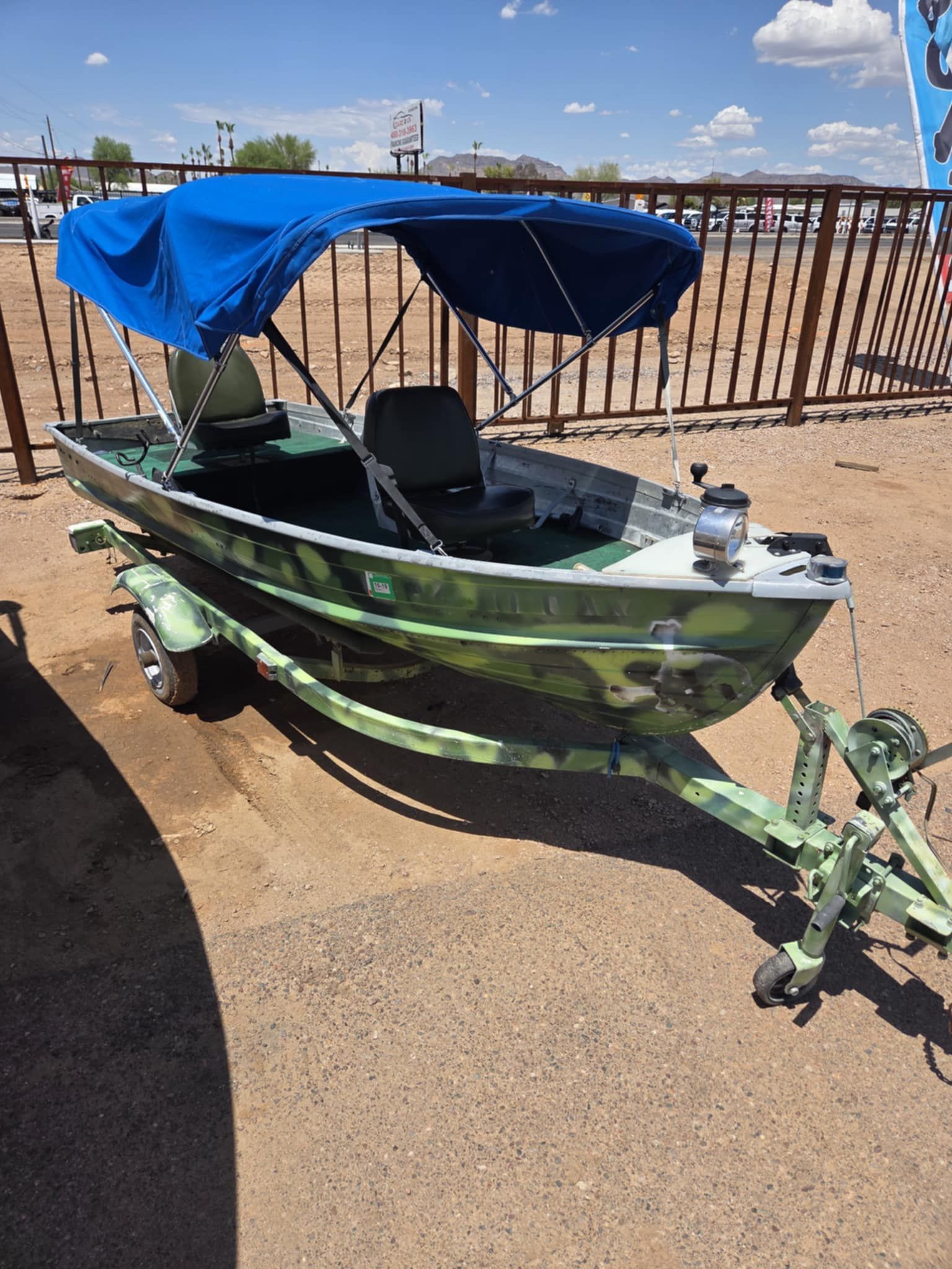 Aluminum Fishing Boat with Trailer – $1,250 OBO