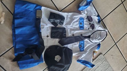 Sexy Police Officer Girl's Costume