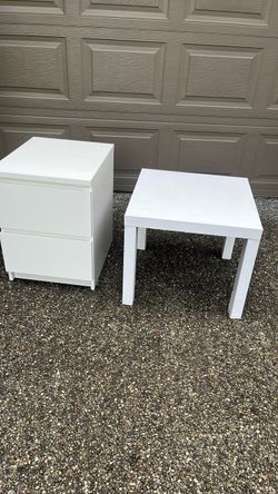 two drawer nightstand IKEA two drawer nightstand & table