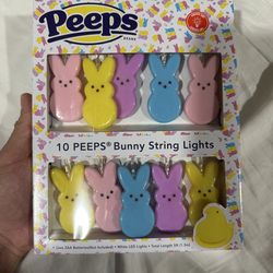 PEEPS Easter string lights gift. Brand new.