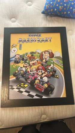 Mario Kart wall decoration