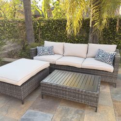Patio Furniture — Table & Couch