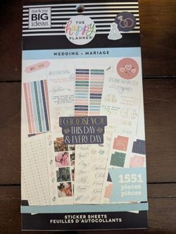 The Happy Planner Wedding Stickers