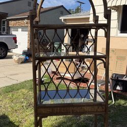 Wicker boho shelf must be gone today