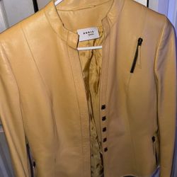 Akris Leather Jacket Size 6