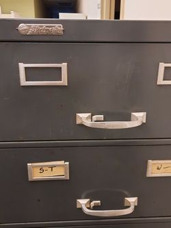 Card Filing Cabinet