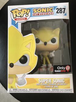 Funko pop exclusive super sonic