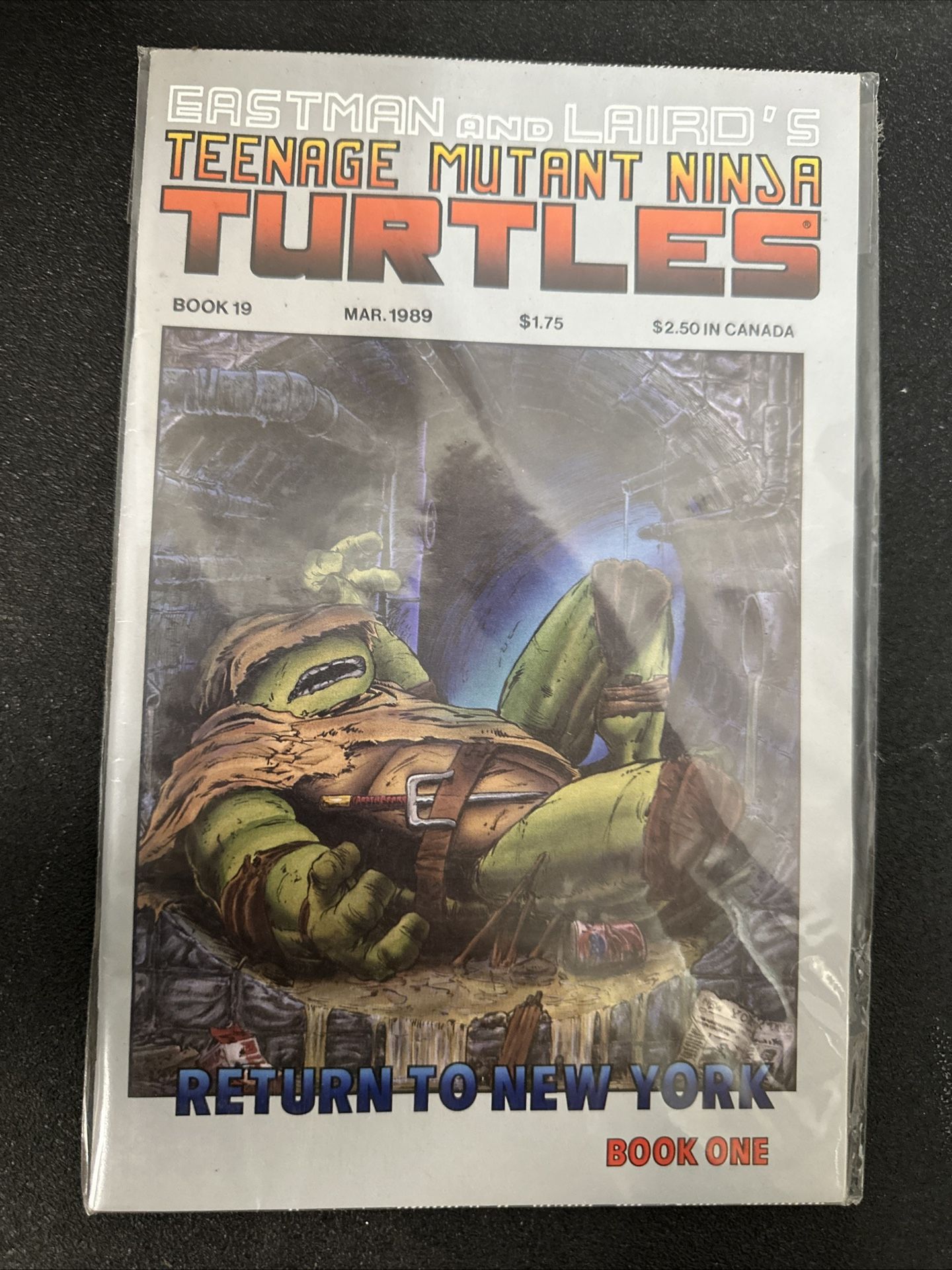 EASTMAN \u0026 LAIRD'S TEENAGE MUTANT NINJA TURTLES # 19 MIRAGE STUDIOS March  1989#D9, image size:1440x1920