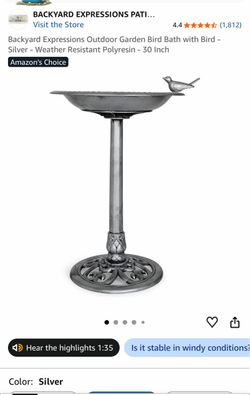 Bird bath new  in box