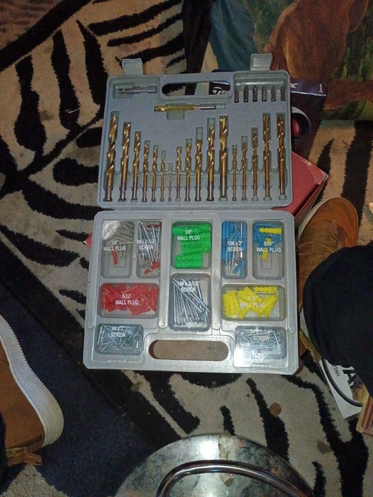 Drill Bit And Anchor Set