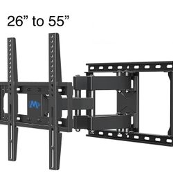 TV Wall Mount for 26-65 inch LED LCD OLED 4K TVs up to 99lbs, Full Motion TV Mount Bracket Articulating Swivel Extension Tilting Leveling Max VESA 400