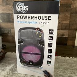 8” Bluetooth Rechargable Speaker Keus With LED Display Lights 🔊🎶🎶🎶