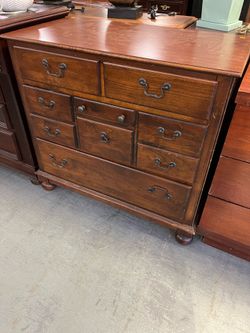 Vintage wood dresser (in store)