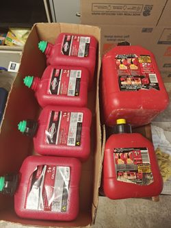 6 Gas Can Fuel Canisters