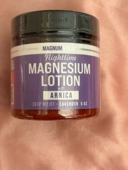 Magnum Solace Nighttime Magnesium Lotion with Arnica - Lavender