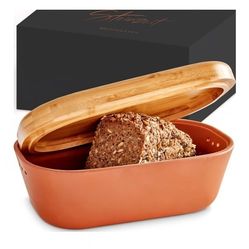 Steinzeit Terracotta Bread Box